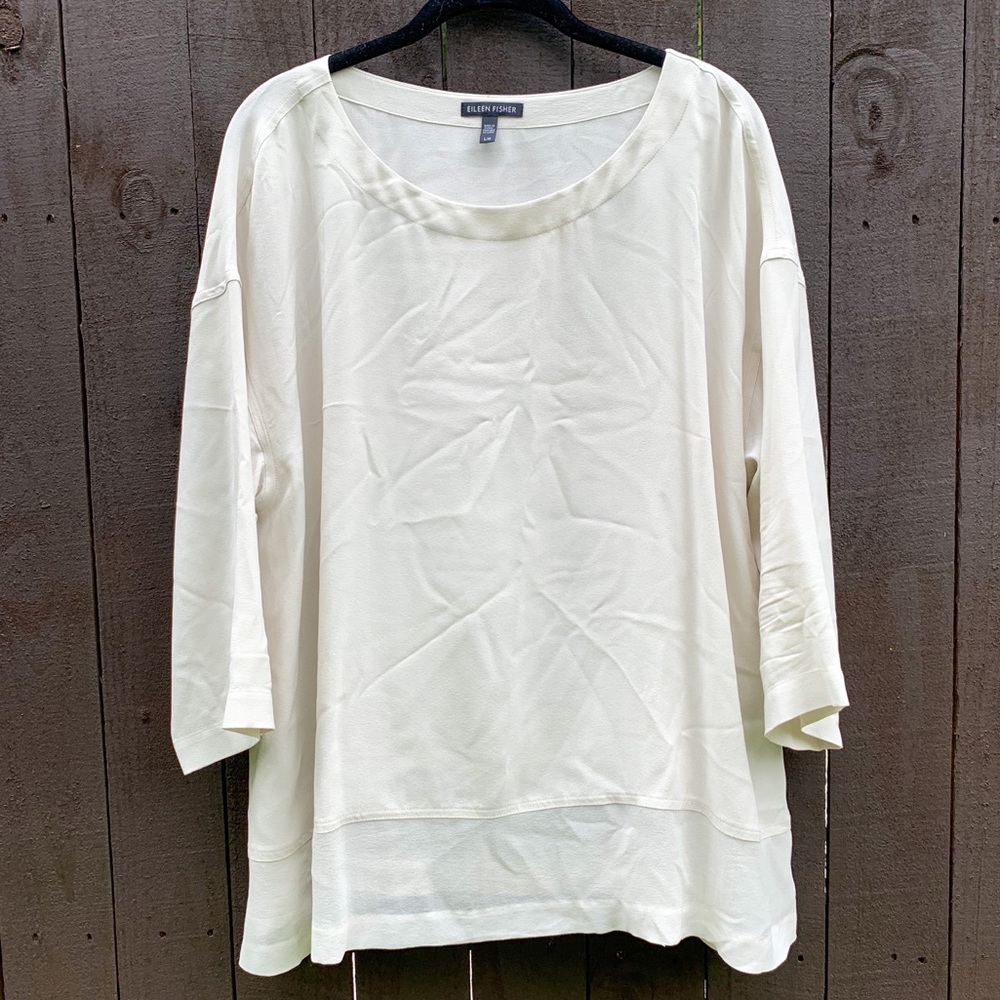 Eileen Fisher 100% Silk Top